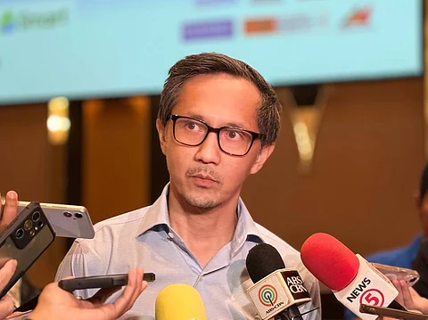 TRANSPORTATION Secretary Vince Dizon at the sidelines of the Economic Journalists Association of the Philippines Infrastructure Forum on 16 June.