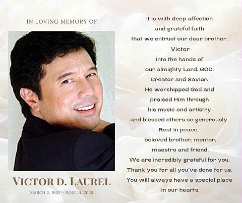 COCOY Laurel: A popular actor both in film and theater passes on