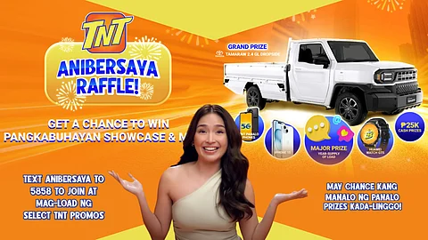 CELEBRATE "Anibersaya" with TNT and get a shot at winning the ultimate birthday gift: a brand-new Toyota Tamaraw, year-long data, and more surprises! Because who knew loyalty could drive you this far?