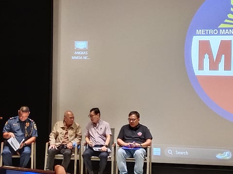 MMDA Chairman Romando Artes, alongside agency officials and the Highway Patrol Group, holds a dialogue with members of the riding community at MMDA Headquarters on Friday to tackle road concerns and collaborate on enhancing road safety measures.