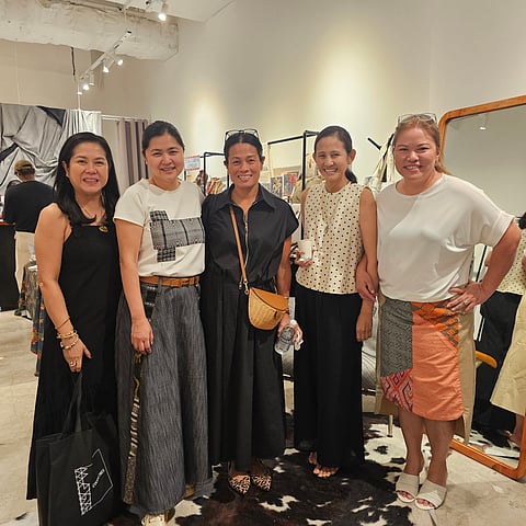 Tess Santos, Jen Sarmiento, Nikki de Guzman, Celine Almazora and Amici Serrano.