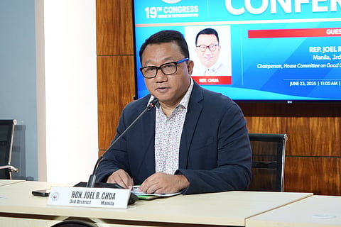 Manila 6th District Rep. Joel Chua