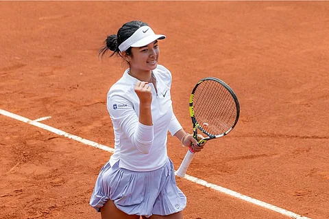 Alex Eala remains relevant in the Eastbourne Open.