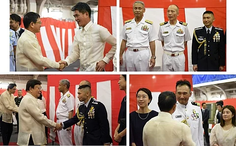 SAIL-MATES in Security: Japan and PH raise the anchor — and glasses — aboard JS ISE to celebrate 71 years of defense diplomacy and a future of stronger maritime ties.