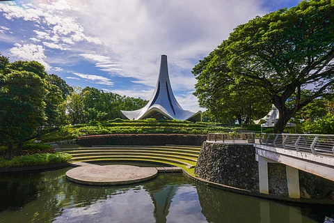 A QUIET sanctuary in the heart of the city. Our Lady of Lourdes Chapel stands as Filinvest City’s spiritual anchor.
