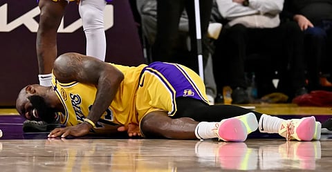 James recovering from knee injury