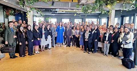 The Philippines and EU delegations at the opening ceremony of the 3rd round of FTA negotiations in Brussels.