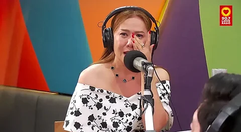 Seasoned Radio DJ Nicole Hyala in an emotional
moment after sharing her latest health condition