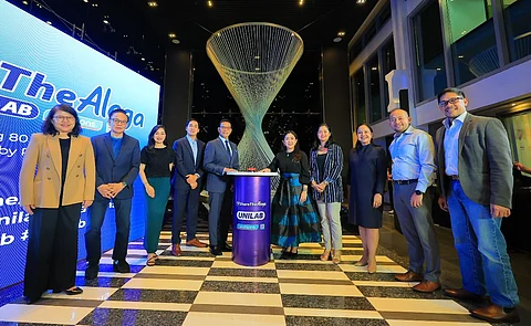 Unilab and Watsons team formally launch the #SharetheAlaga campaign in celebration of Unilab’s 80th anniversary
From l to r: Merza C. Alejandrino, Corporate Vice President and Head of Professional Healthcare Group, Unilab, Inc.; Ermelo Villaroman Jr., Corporate Vice President and Head of Sales and Customer Development, Unilab, Inc.; Zyra Tinio-Obias, Assistant Vice President for Beauty Business, Watsons Philippines; Alexander S. Panlilio, Corporate Vice President, Corporate Branding and Social Partnerships, Unilab, Inc.; Sebastian Frederick F. Baquiran, President and Chief Executive Officer Unilab, Inc. and Unilab Skin Sciences, Inc.; Joweeh Liao, Director of Finance, Property Development and Health Business, Watsons Philippines; Sharon Decapia, Senior Assistant Vice President for Marketing Communications, PR and Sustainability, Watsons Philippines; Ma. Mabel Luningning A. Sevilla, Operating Vice President, Unilab Skin Sciences, Inc.; Frank Patricio, Assistant Vice President Trading Beauty, Watsons Philippines and Jan Evangelista, Operating Vice President and Head of Consumer Health, Unilab, Inc.