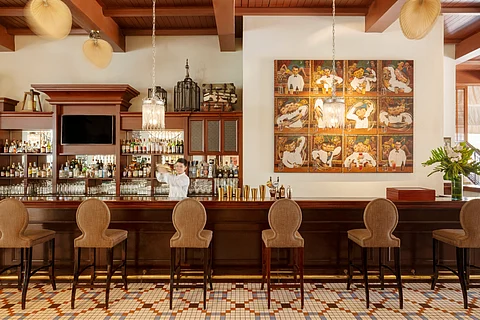 THE crowd at Long Bar was split between patrons enjoying cocktails and conversations with a backdrop of music, and jazz fans gathered near the stage, heads bobbing to the beat.