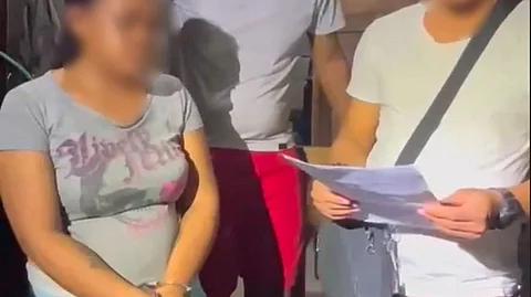 A 41-year-old woman, identified as alias “Khaterine,” arrested during a buy-bust operation in Barangay New Lower Bicutan, Taguig City on 26 June.