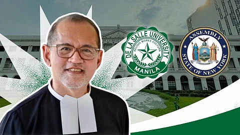 DLSU President Br. Bernard Oca FSC receives recognition from the New York State Assembly for his unwavering commitment to Lasallian values and community leadership.