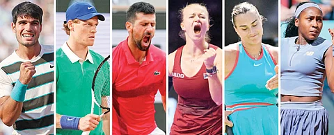 CARLOS Alcaraz, Jannik Sinner, Novak Djokovic, Barbora Krejcikova, Aryna Sabalenka and Coco Guaff are all determined to chase glory when the Wimbledon Championships kick off on Monday at the All England Lawn Tennis and Croquet Club in London.