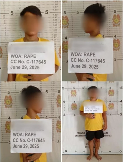 Alias "MJ", who was arrested last Sunday in Masbate for the crime of rape