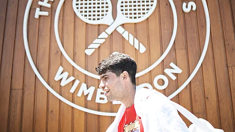 CARLOS Alcaraz is confident in his chances of securing his third straight Wimbledon title.