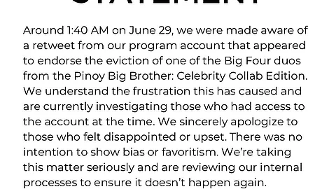 KMJS Official Statement as posted in their verified official FB page