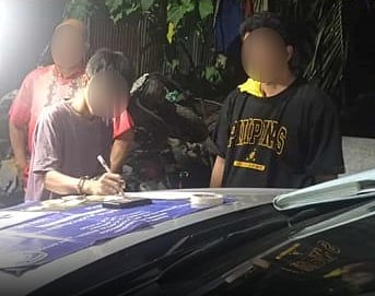 DRUG SUSPECT alias "Alden," 32, is arrested by Taguig City Police following a buy-bust operation on 1 July.