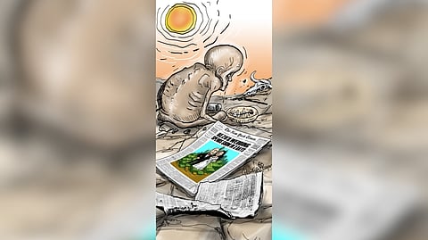 Feasting amid starvation