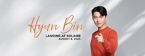 Hyun Bin will be at Solaire on 8 August.