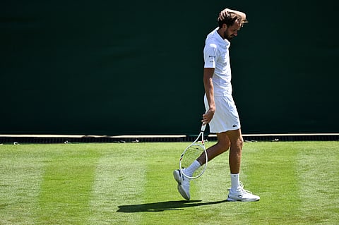 DANIIL Medvedev remains defiant despite suffering a shock 7-6 (7/2), 3-6, 7-6 (7/3), 6-2 setback to Benjamin Bonzi of France in the first round of the Wimbledon Championships.