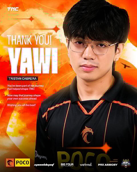 Yawi parts ways with TNC