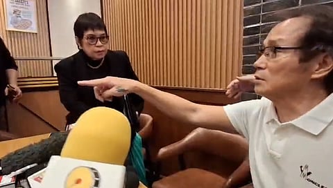 ATONG Ang with attorney Lorna Kapunan