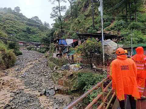 RESPONDERS faced challenges in accessing the area due to its distance from the main road.