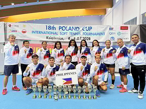 Soft tennis squad strikes in Poland