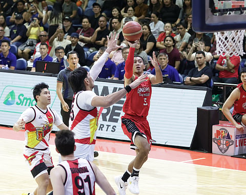 LA Tenorio saves the day for Barangay Ginebra with a triple as they pull off an 88-87 win over San Miguel Beer in Game 6 of the PBA Philippine Cup semifinals.