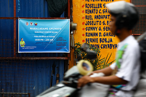 The local government of Manila has imposed curfew hours for minors in the city and is announced at every barangay such as Barangay 399 in Sampaloc, Manila. This comes after Manila Mayor Francisco 'Isko Moreno' Domagoso signed Executive Order 2, barring residents aged 18 and below from being outdoors between 10 p.m. and 4 a.m.