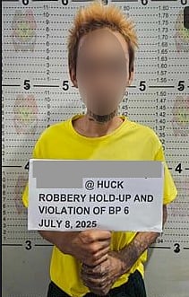 ALIAS "Florentino," the suspect arrested in the jeepney robbery.