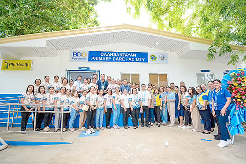 Turnover and inauguration of the Daanbantayan Primary Care Facility. BDO Foundation is undertaking the rehabilitation of primary care facilities with an aim to make these more patient-centric and conducive to wellness.