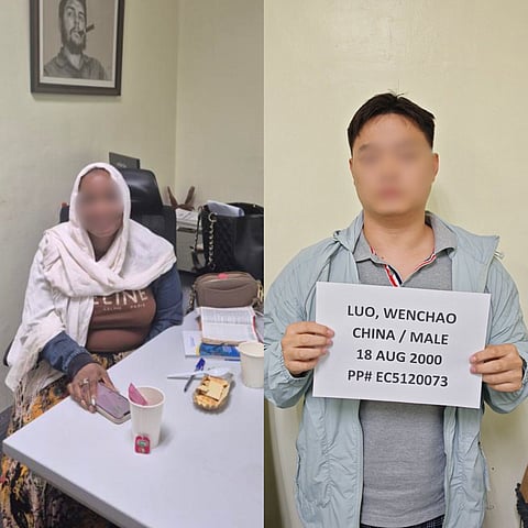 TWO foreign fugitives intercepted at NAIA: (LEFT) 41-year-old Murielle Sandra Mbozo’o Epse Ze was intercepted for using a counterfeit passport, and (RIGHT) 24-year-old Luo Wenchao for crimes related to online gambling and telecommunications fraud.
