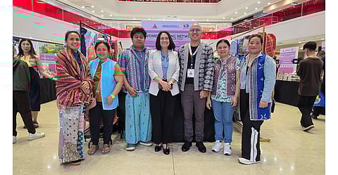 Empowered and united! DTI Undersecretary Blesila A. Lantayona proudly supporting local weavers from North Luzon