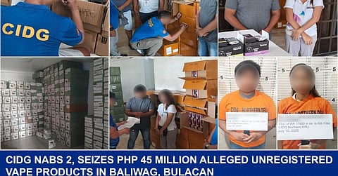 P45-M vape products seized