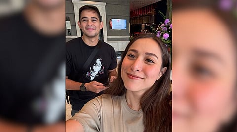 COUPLE Gio Tingson and Cristine Reyes.