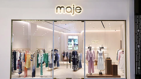 French brand Maje’s first boutique located at Greenbelt 5 in Makati City.
