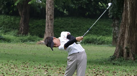 JAMIE Barnes overcomes pressure to emerge with a 3-under-par 141 that gave him the title in the boys’ 7-10 category of the ICTSI Apo Golf Junior PGT Championship in Davao City.