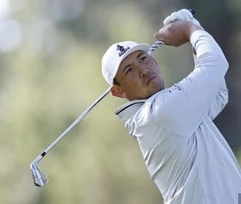 Rico Hoey scores 13 points with seven birdies and one bogey to surge into contention at the Barracuda Championship in Truckee, California on Thursday.
