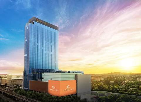 Solaire Resort North facade.