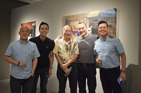 Mikey Tolentino, Patrick Co, Paulino Que, Norman Crisologo and Pong Magtibay.