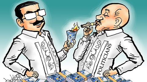 Burning people’s money