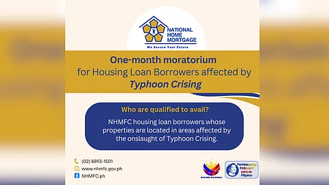 NHMFC grants a one-month moratorium on housing loan payments for borrowers affected by Tropical Storm Crising, providing relief from 19 July to 18 August 2025.