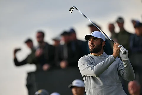 SCOTTIE Scheffler surges, firing a seven-under par 64 for a 10-under overall at the halfway stage of the British Open at the Royal Portrush in Northern Ireland.