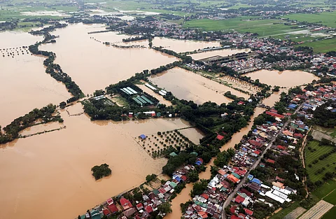 AN aerial view of areas affected by super typhoon ‘Karding’ in Bulacan, Nueva Ecija and Tarlac in this 26 September 2022 file photo.