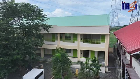The new school building in Dinalupihan, Bataan.