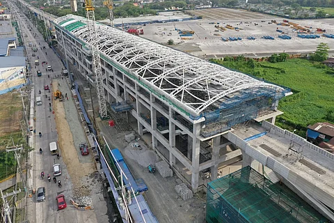 Under construction: The North–South Commuter Railway, a major railway corridor connecting Central Luzon to Metro Manila under the Luzon Economic Corridor initiative.
