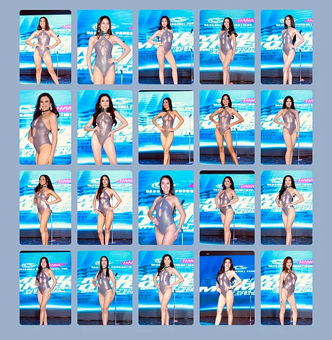 Some of the candidates in this years Miss Philippines Earth