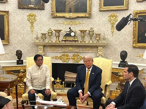 US President Donald Trump hosts Philippine President Ferdinand Marcos Jr. at the White House for his first bilateral meeting.
