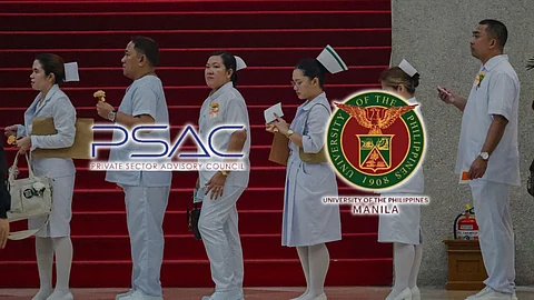 THE FIRST batch of graduates from the Enhanced Master’s in Nursing Education program celebrates a key milestone in addressing the country’s nursing faculty shortage during UP Manila’s 2024 commencement rites in UP Diliman.
